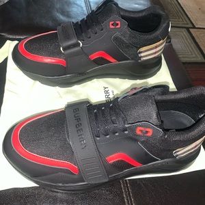Burberry Vintage Check Cotton Sneakers